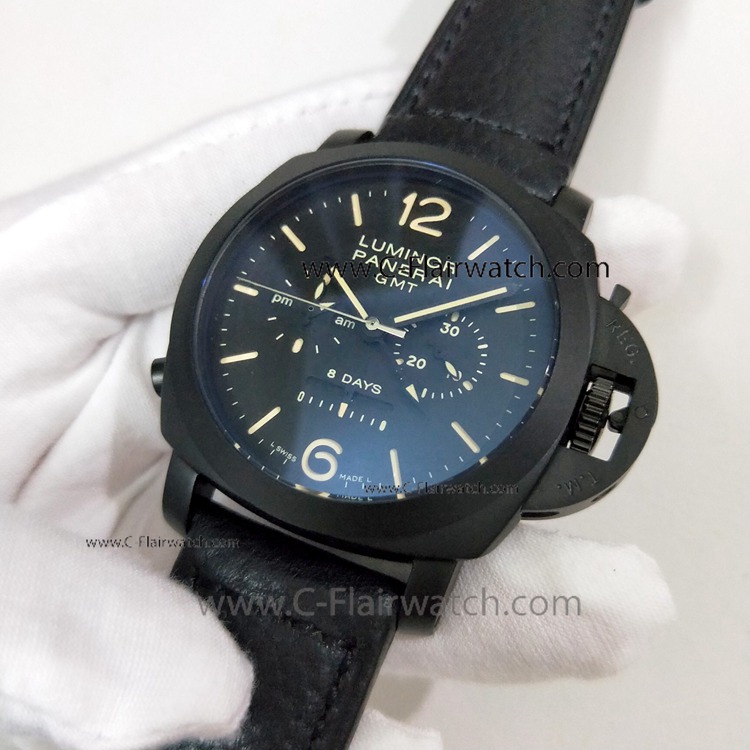 Copy Panerai PAM 317 Luminor Gmt All Black Men Watch